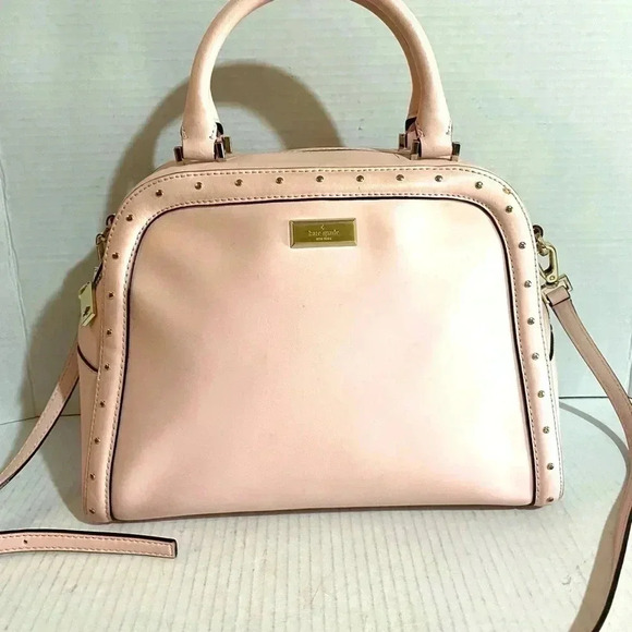 Kate spade pink leather satchel handbag - Picture 7 of 12